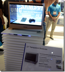 Samsung transparent display / monitor
